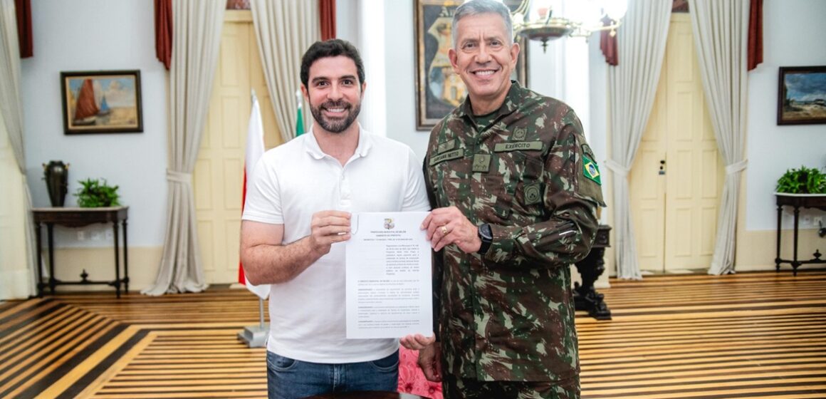 Belém lança programa “Adote uma Praça” com Exército como primeiro parceiro