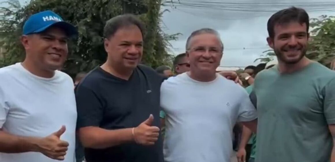 Chicão participa da entrega do novo canal da Cipriano Santos