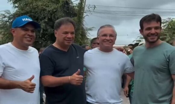 Chicão participa da entrega do novo canal da Cipriano Santos