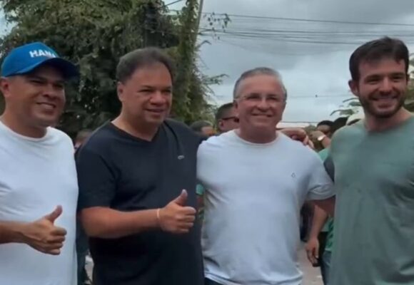 Chicão participa da entrega do novo canal da Cipriano Santos