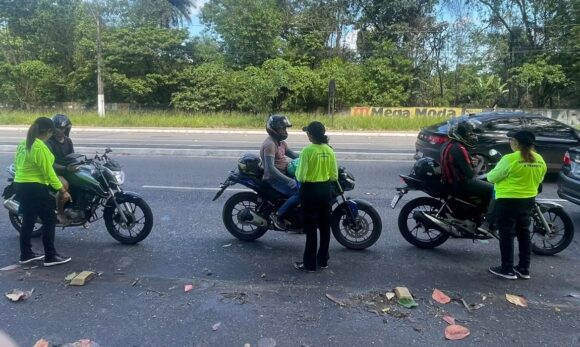 Detran intensifica ações educativas em Belém durante o Maio Amarelo