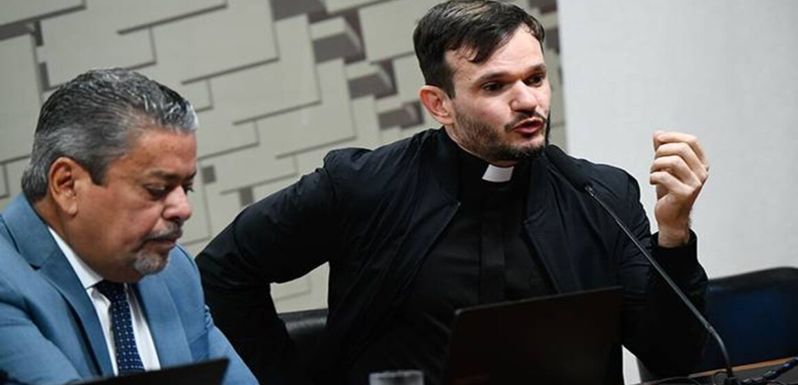 Padre Patrick Fernandes, do Pará, depõe na CPI das Bets
