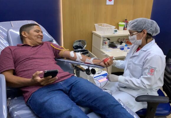 Hemopa coleta 954 bolsas de sangue em campanha pelo Dia Mundial do Doador