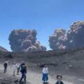 Vulcão entra em erupção na Itália e turistas precisam correr para deixar a região