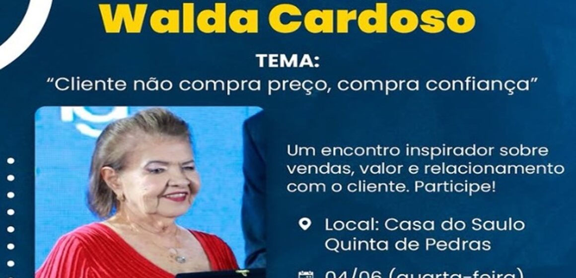 ADVB-PA promove talk show com empresária Walda Cardoso sobre o valor da confiança nos negócios