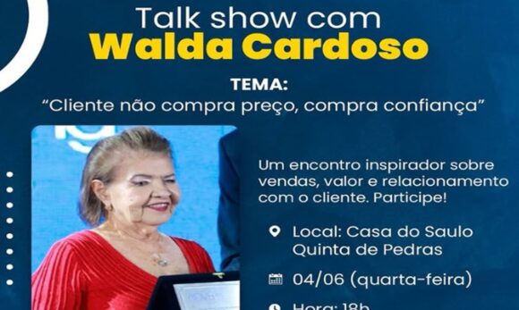 ADVB-PA promove talk show com empresária Walda Cardoso sobre o valor da confiança nos negócios