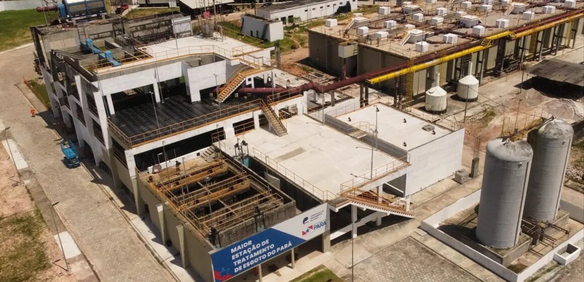 Belém terá maior estação de tratamento de esgoto do Pará com conclusão prevista para setembro