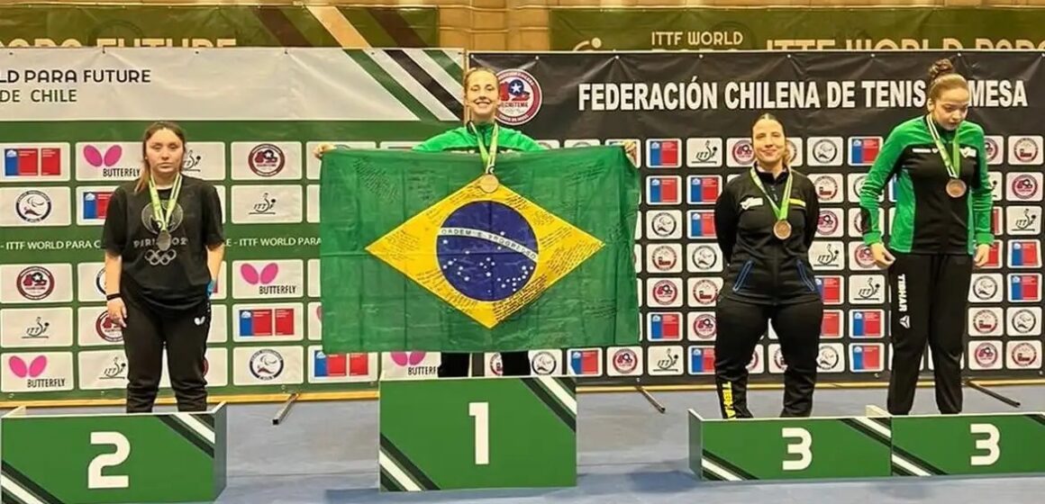 Brasil domina no tênis de mesa paralímpico com 11 medalhas de ouro no Chile