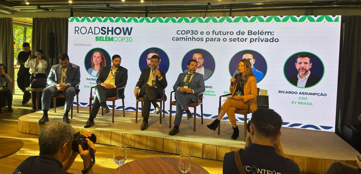 Diretor-superintendente do Sebrae no Pará integra comitiva da Prefeitura de Belém e apresenta a en-zone em roadshow sobre a COP30 em São Paulo