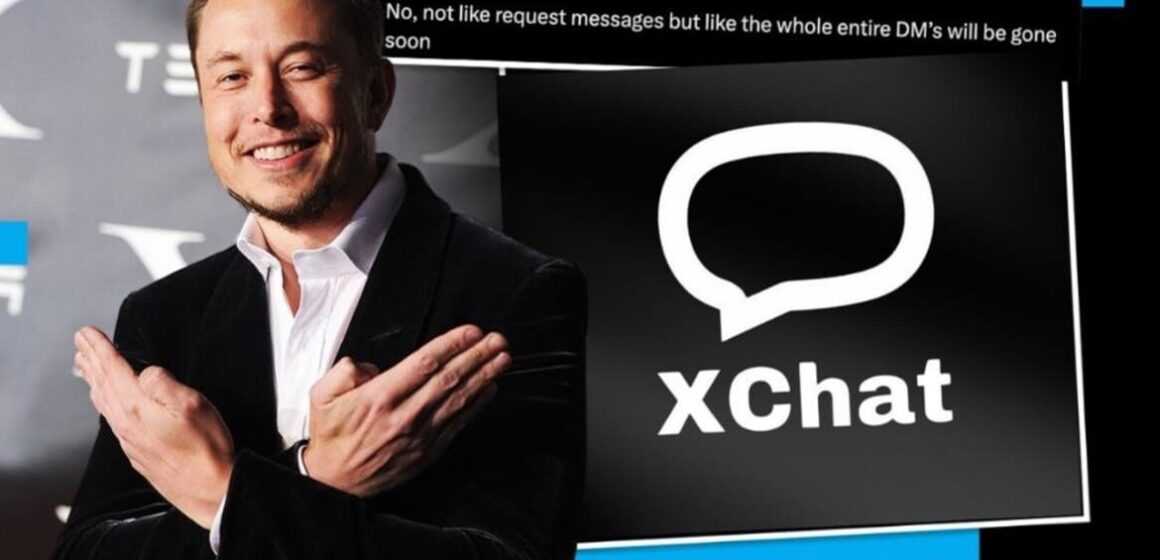 Elon Musk anuncia XChat: novo sistema de mensagens do X com criptografia avançada