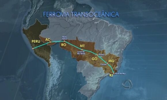 Brasil e China firmam acordo para construção de ferrovia transcontinental entre Atlântico e Pacífico