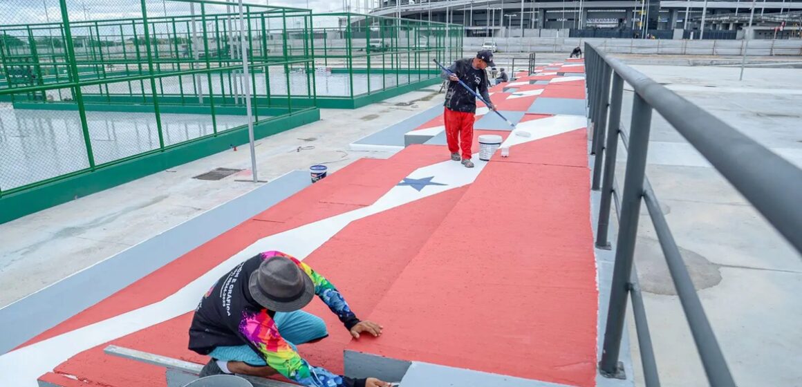 Novo Parque Olímpico Mangueirão entra na fase final de obras em Belém