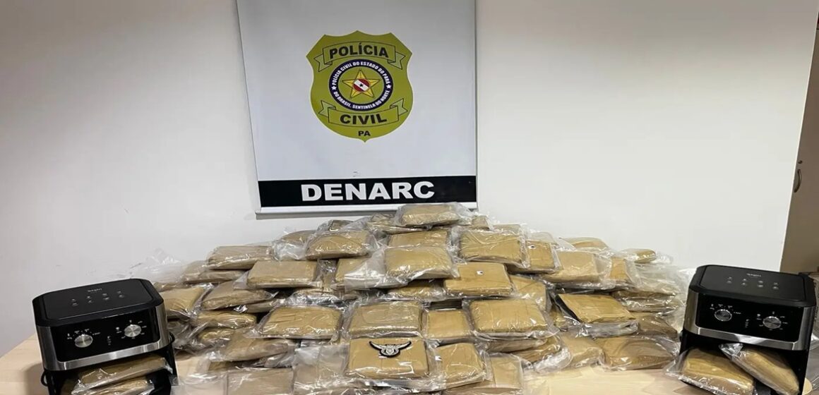 20250709174747-GC00068701-F00248898 Polícia do Pará apreende 152 quilos de maconha escondidos em air fryers no porto de Belém
