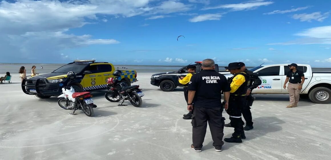 20250714083304-GC00068807-F00249718 Operação Verão intensificou a segurança nas praias de Salinópolis no segundo fim de semana de julho