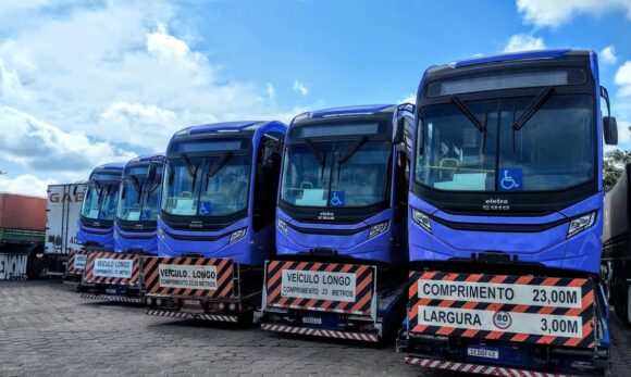 BRT Metropolitano completa frota com 40 ônibus elétricos e reforça transporte sustentável na Grande Belém