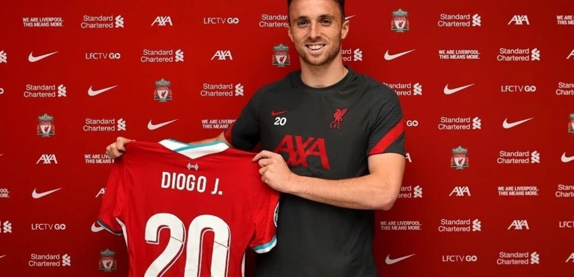 Liverpool anuncia imortalização da camisa 20 em homenagem a Diogo Jota