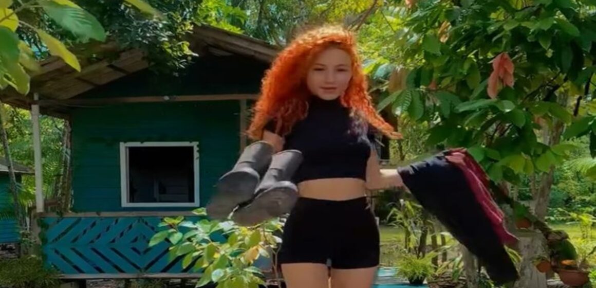Influenciadora paraense viraliza ao mostrar ‘look da colheita’ de açaí em trend das redes