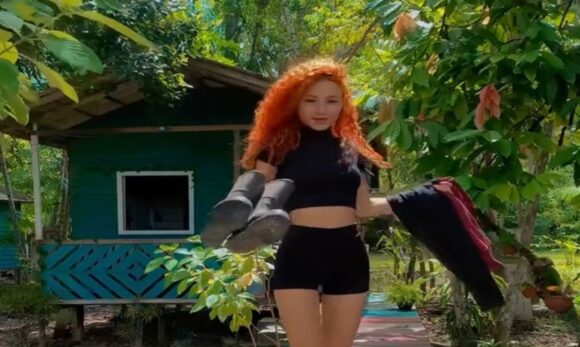 Influenciadora paraense viraliza ao mostrar ‘look da colheita’ de açaí em trend das redes