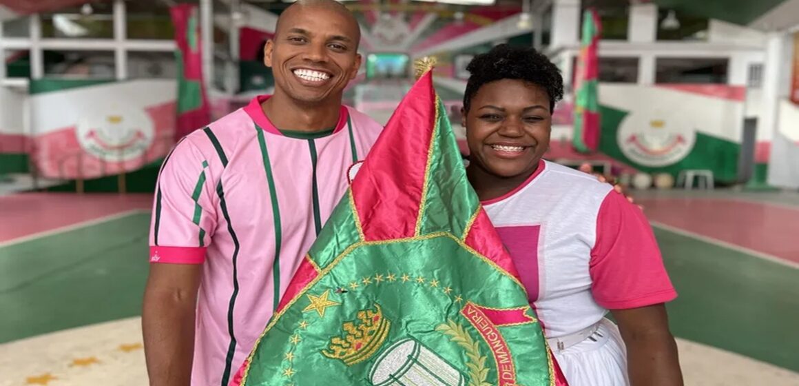 Casal da escola de samba Mangueira ministra workshop de samba em Belém com foco em mestre-sala e porta-bandeira
