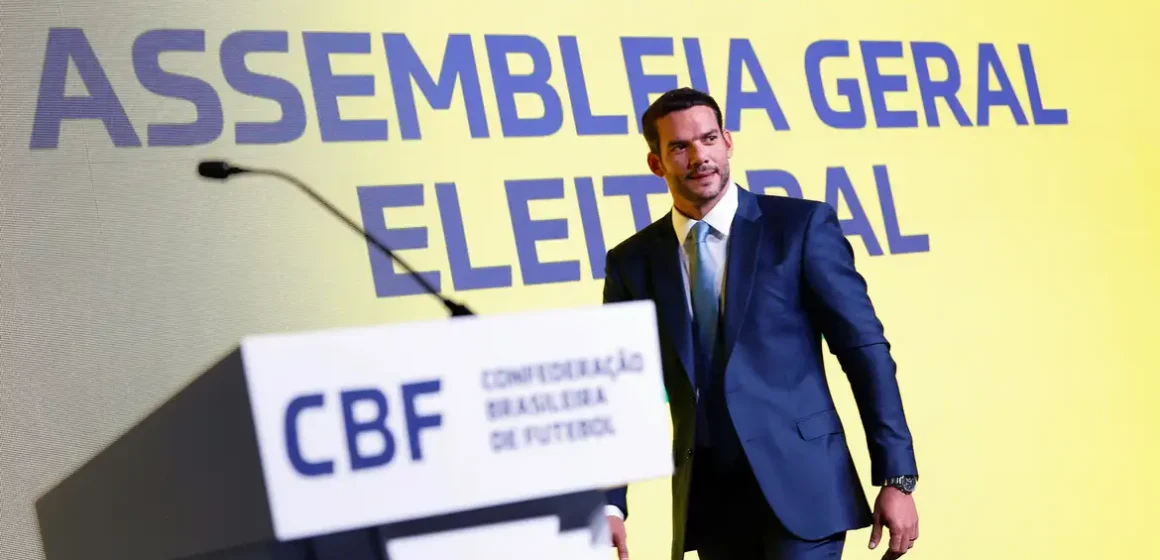 samir_xaud_eleito_presidente_cbf Operação da PF mira presidente da CBF em investigação por crimes eleitorais