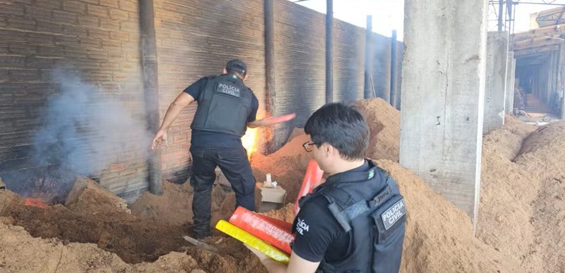 Polícia Civil incinera mais de 120 kg de drogas no interior do Pará