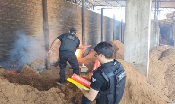 Polícia Civil incinera mais de 120 kg de drogas no interior do Pará