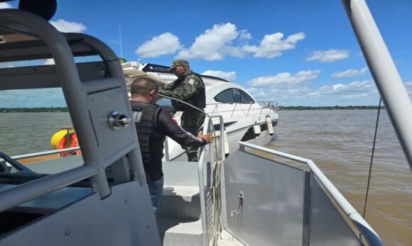 Patrulhamento fluvial garante tranquilidade nos rios no último fim de semana das férias