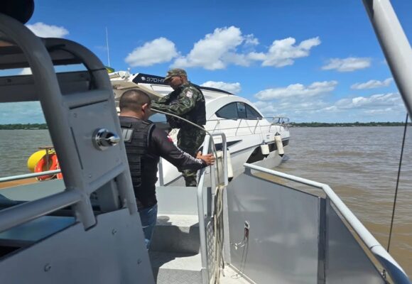 Patrulhamento fluvial garante tranquilidade nos rios no último fim de semana das férias