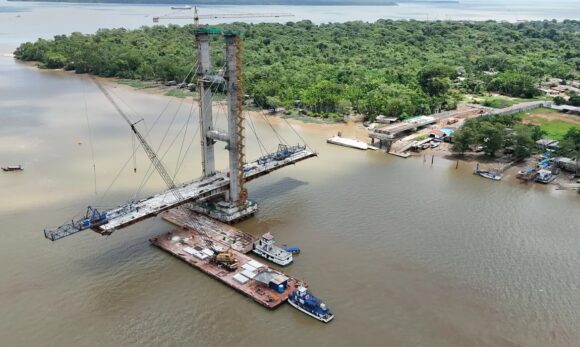 Construção da ponte Icoaraci/Outeiro mantém cronograma após colisão de embarcação