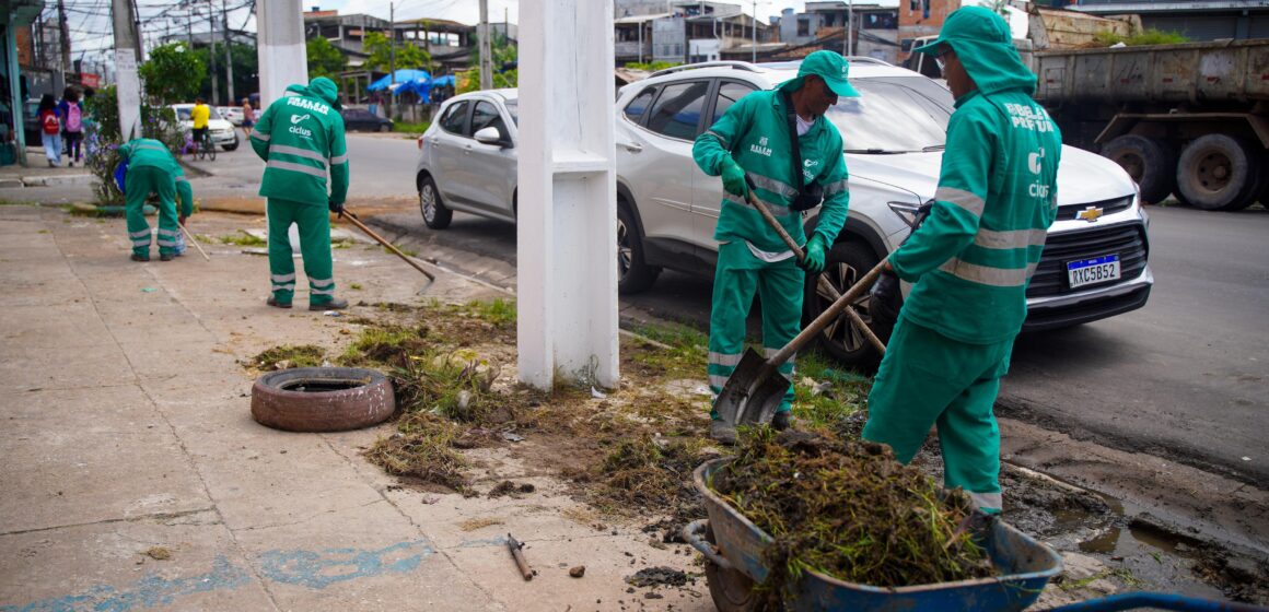 Limpeza urbana deixa de figurar entre os principais problemas apontados pela população de Belém, diz pesquisa