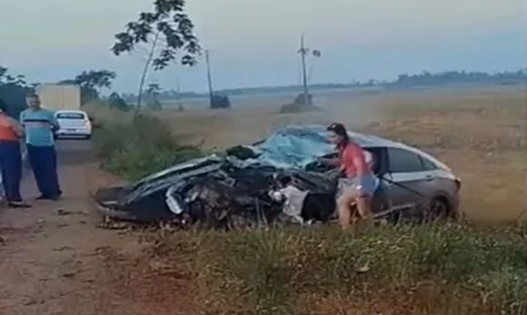 Colisão entre carro e caminhão na BR-222 deixa cinco mortos no sudeste do Pará