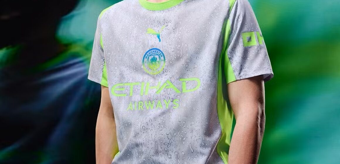 Nova camisa do Manchester City é alvo de críticas de torcedores