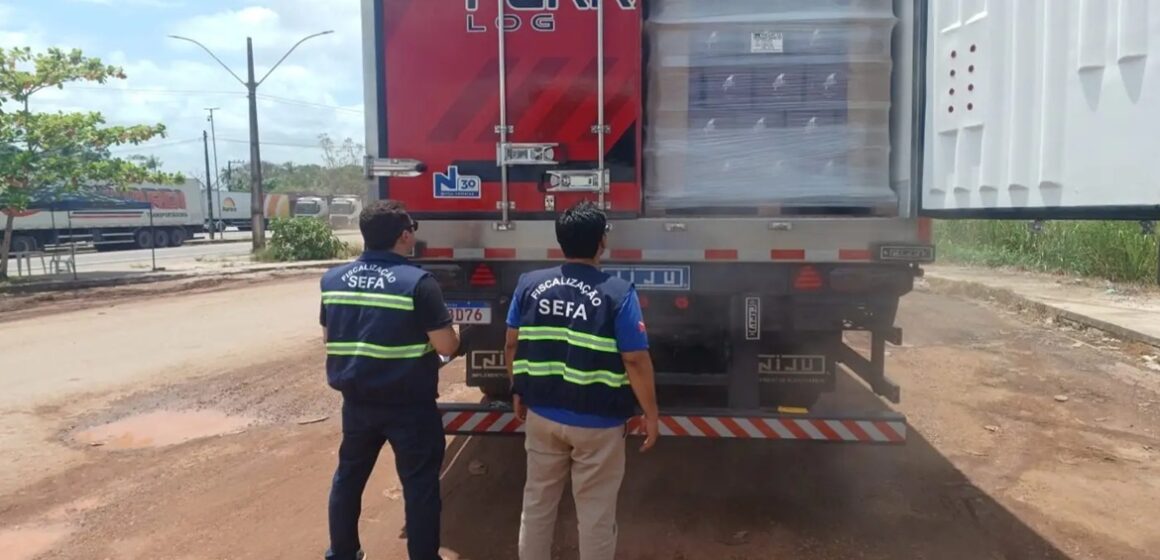 20250831194223-GC00070256-F00259207E Fiscais apreendem dez toneladas de açaí congelado com nota fiscal irregular no Pará