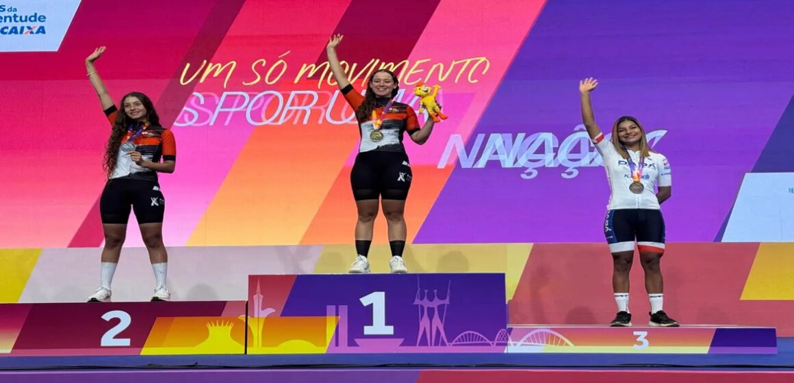 Ciclista paraense de 15 anos conquista primeira medalha do Pará nos Jogos da Juventude 2025