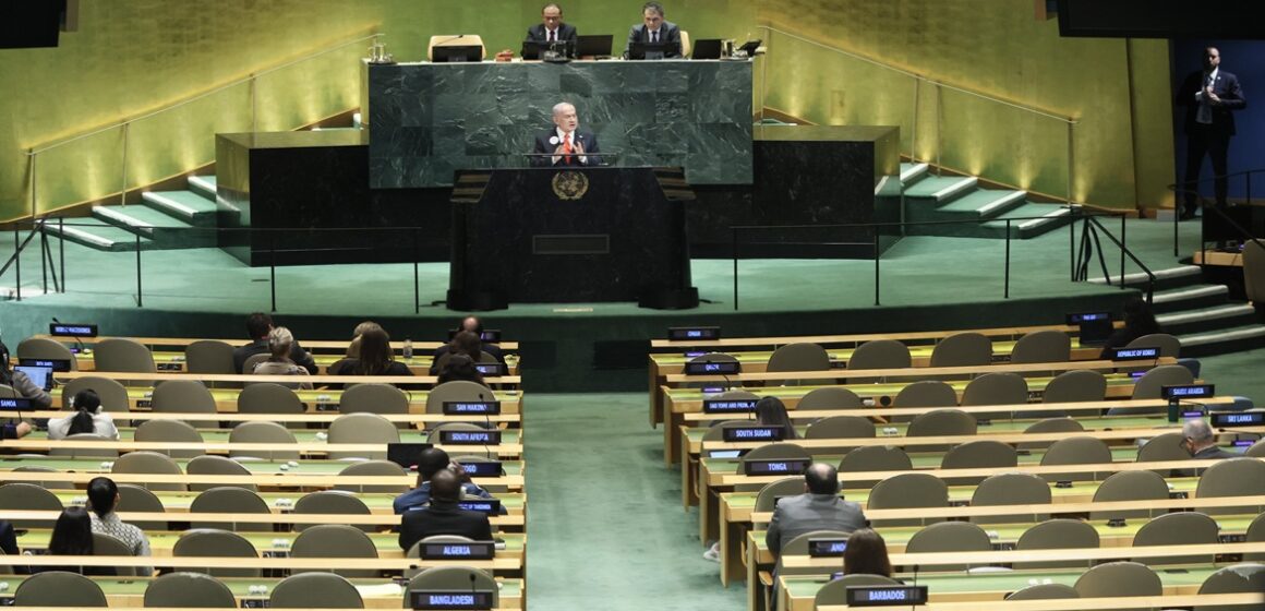 Netanyahu defende continuidade da guerra em Gaza em discurso na ONU boicotado por comitivas