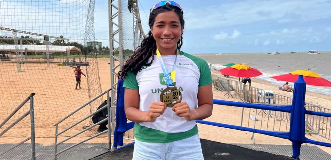 Atletas da UNAMA conquistam ouro e bronze nos Jogos Universitários de Praia
