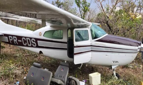 aeronave-recuperada FAB recupera na fronteira avião roubado no Pará que seria usado para tráfico