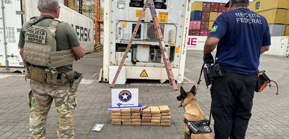 PF e Receita Federal apreendem 30 kg de cocaína escondidos em carregamento de açaí no Pará