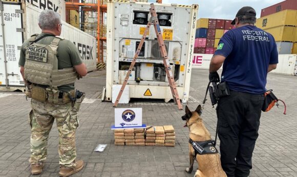 PF e Receita Federal apreendem 30 kg de cocaína escondidos em carregamento de açaí no Pará