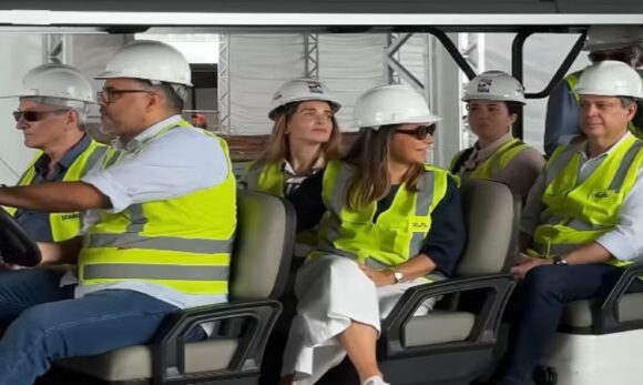 janjan-e-dani- Primeira-dama Janja Silva visita obras da COP30 em Belém durante agenda no Pará