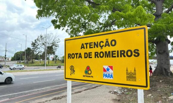 Detran reforça sinalização em rodovias para segurança de romeiros do Círio