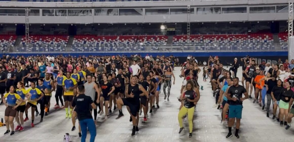 Aulão de Treino Funcional reúne 3 mil pessoas em edição especial no Mangueirão