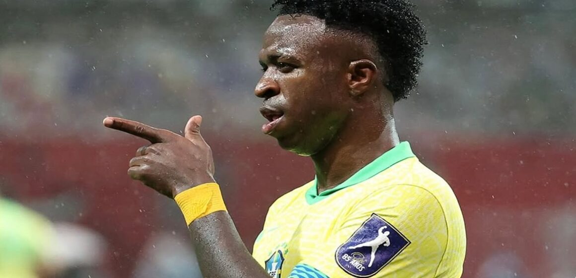 Vini Jr afirma que goleada dá confiança para Copa do Mundo e elogia Ancelotti