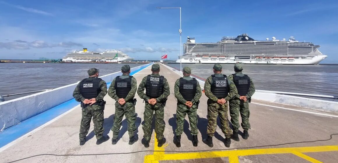 Polícia Militar intensifica patrulhamento fluvial para a COP30 em Belém