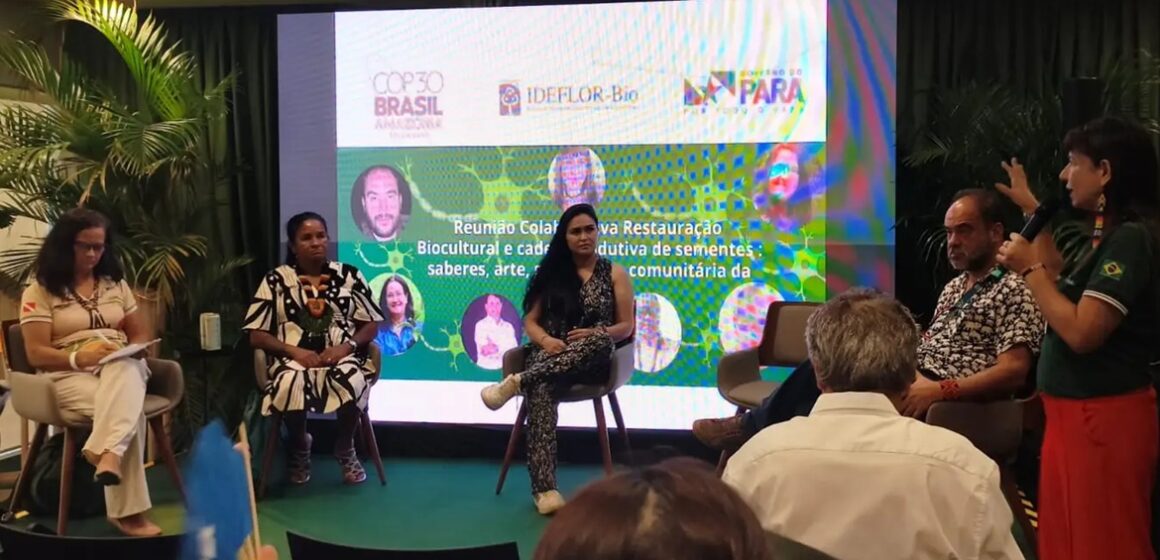 Ideflor-Bio debate integração de saberes tradicionais e ciência em restauração florestal na COP30