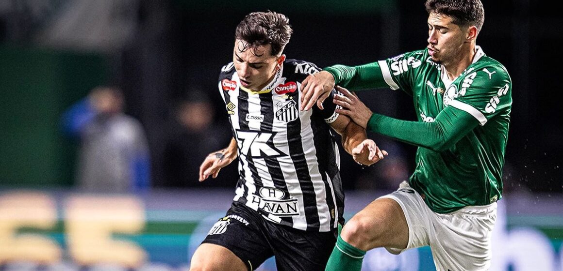 Santos entra na zona de rebaixamento e risco de queda sobe para 50% após derrota para o Palmeiras