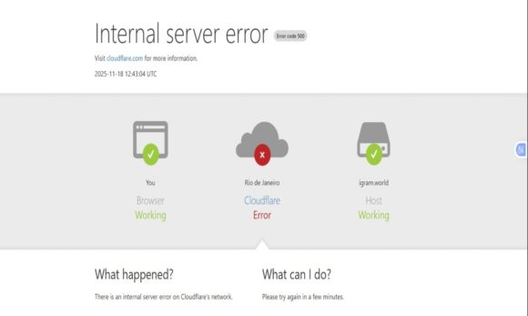 WhatsApp Image 2025-11-18 at 09.43.27 Falha na Cloudflare causa instabilidade em redes sociais e serviços digitais nesta terça-feira