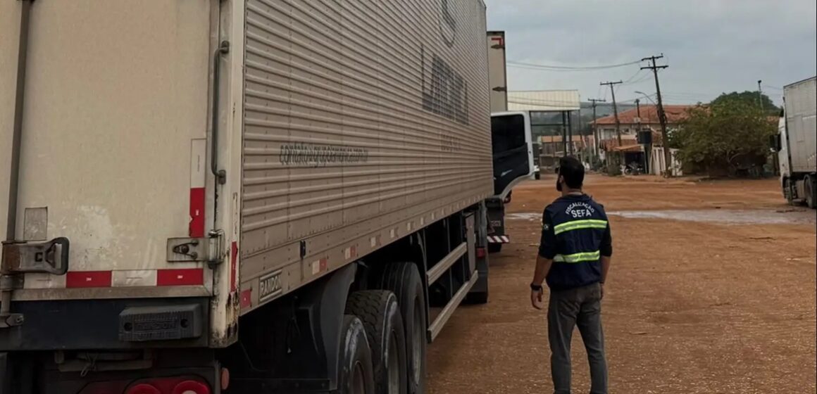 Operação da Sefa apreende carga de R$ 568 mil em Dom Eliseu por irregularidade fiscal
