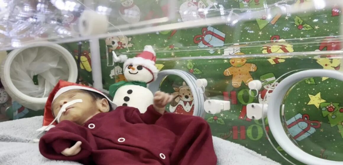 Hospital em Altamira realiza ensaio fotográfico de Natal com bebês prematuros
