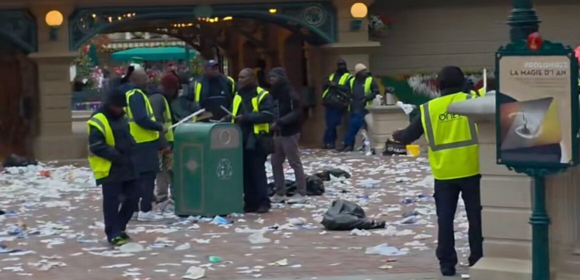 Greve de funcionários deixa lixo espalhado pela Disneyland Paris
